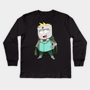 Professor Chaos! Kids Long Sleeve T-Shirt